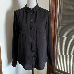 Tracee Ellis Ross for JC Penny | "Life Needs Sparkle" Button Down Shirt Size S